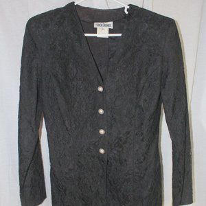 Vintage Black Lace Blazer